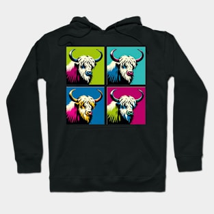 Pop Art Yak - Bos grunniens Hoodie